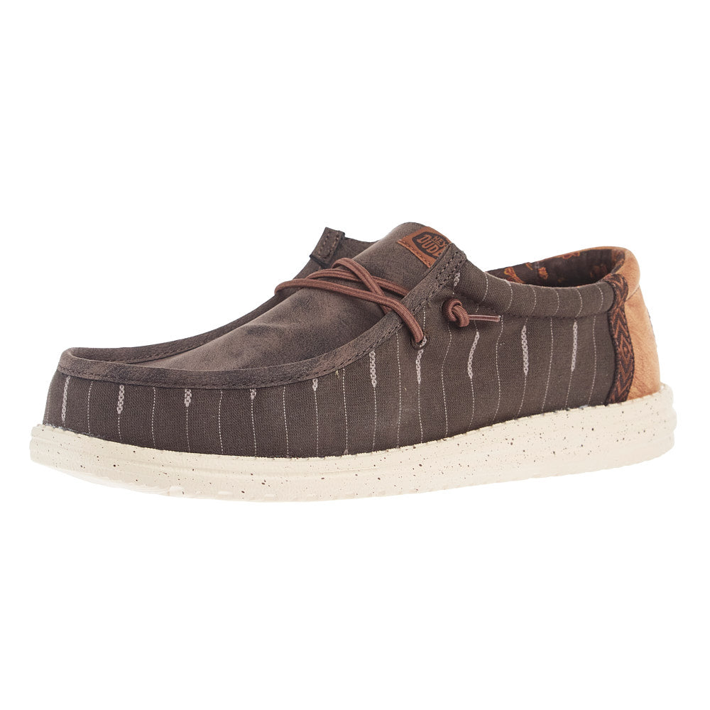 Hey Dude Men's Wally Western Brown Casual