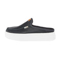 Hey Dude Womens Austin Lift Black Leather Slip On