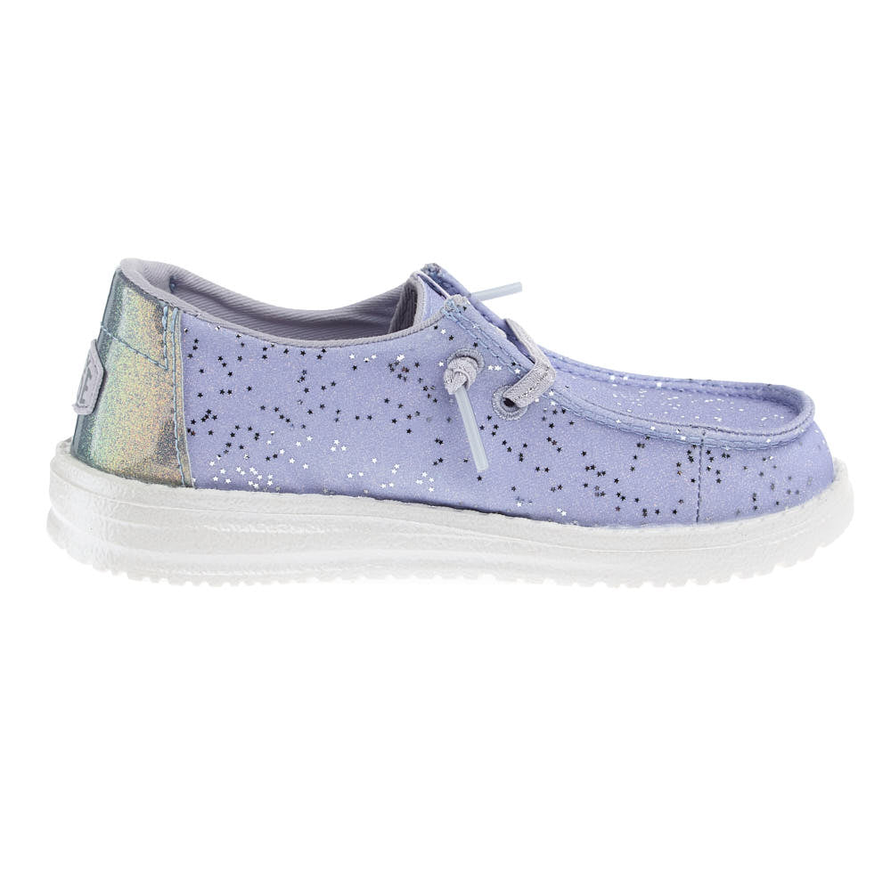 Hey Dude Kid's Wendy Sparkle Surprise Purple Casual Shoe